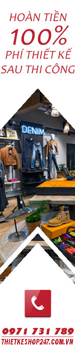 thiết kế shop